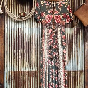Walk thru maxi Romper